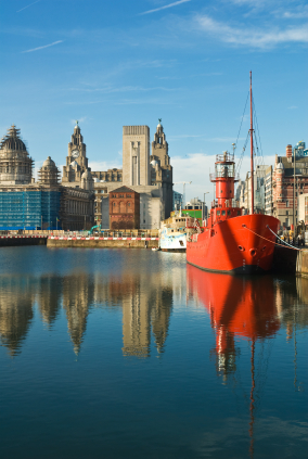 Il Mersey a Liverpool