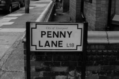 Penny Lane a Liverpool